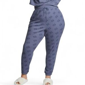 Victoria’s Secret PINK Blue Loungewear Sleep Pants Pajamas Size Small